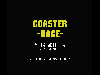 Coaster Race screenshot 5 for MSX